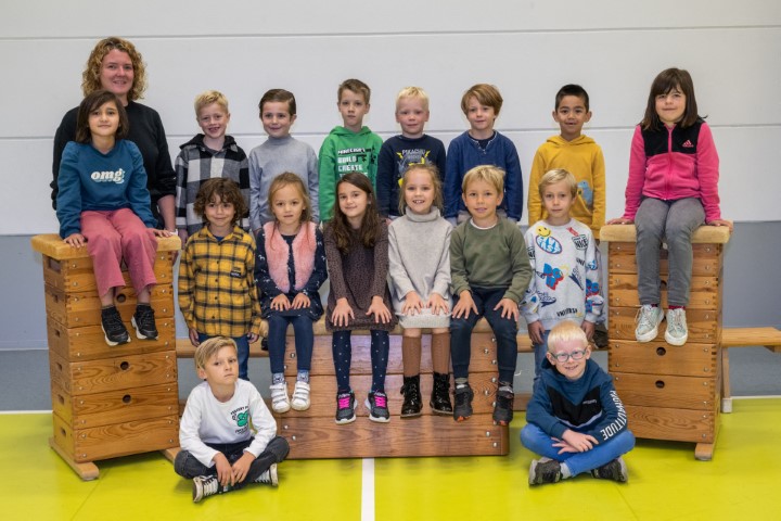 Eerste leerjaar lagere school Vosseslag De Haan Wenduine Bredene